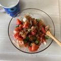 ココリング's cooksnap of when they made トマトとオクラのさっぱりレモン和え.