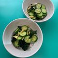 クックあさみちゃん's cooksnap of when they made だしの素でキュウリの酢の物.
