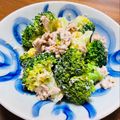kinniko's cooksnap of when they made ブロッコリーとツナの胡麻マヨポン♪サラダ.