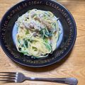 モッパ's cooksnap of when they made ほうれん草のクリームパスタ.