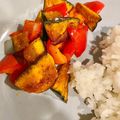 けちのしん's cooksnap of when they made カボチャ＆パプリカの焼きサラダ.