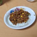 がんばるうさぎ's cooksnap of when they made 無水キーマカレー　レンジ.
