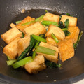 haruao☆'s cooksnap of when they made 簡単副菜。厚揚げと小松菜のオイスター炒め.