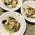 ふたごゆき's cooksnap of when they made さっぱり！茄子と鳥胸肉の山葵酢あえ.