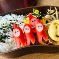 takco's cooksnap of when they made 赤ウインナー星人 ☆キャラ弁のおかず☆.