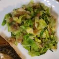 クックM96XDX☆'s cooksnap of when they made 簡単♪ゆできゃべつの梅干和えノンオイル～.