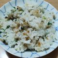 大浦梨湖's cooksnap of when they made アサリとせりの炊き込みご飯.
