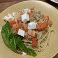 ばたみそーぱん☆'s cooksnap of when they made アボカドとバジルソースで冷製パスタ.