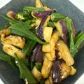 ポムポムポヨコ's cooksnap of when they made レンジで簡単♪オクラとなすの煮びたし.
