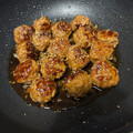 Soirate28's cooksnap of when they made お弁当に！豚ひき肉の簡単甘酢肉だんご！.