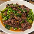 sakemaru's cooksnap of when they made ホタルイカと菜の花のガーリックバター炒め.