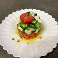 c0c0tora's cooksnap of when they made サーモンとオクラの和風タルタル.