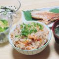 まる゜'s cooksnap of when they made 簡単激ウマ！鶏肉としめじの炊き込みご飯.