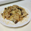 美月♡'s cooksnap of when they made 簡単♪塩焼きうどん(☆と☆)鶏皮揚げ.