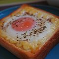 kenken747's cooksnap of when they made オーブンで目玉焼きトースト.