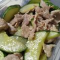 ぴょん☆12's cooksnap of when they made ✜豚肉ときゅうりの中華炒め✜.