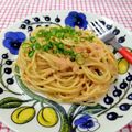 在宅勤務のおじさん's cooksnap of when they made ☆絶品たらこパスタ☆.