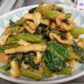 わだよしはる's cooksnap of when they made 小松菜と油揚げの胡麻炒め.