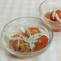 umemodoki's cooksnap of when they made 作り置きにも♪トマトと新玉ねぎのマリネ.