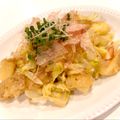 悠LOVE航's cooksnap of when they made レンジで簡単☆お芋とキャベツの胡麻和え。.