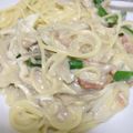 ☆☆ゆうか☆☆'s cooksnap of when they made 絶対美味しい♡クリームパスタ.