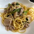 lunarxxx's cooksnap of when they made ☆豚の生姜焼きパスタ☆.