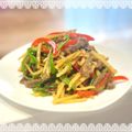 ゆーじん１１４'s cooksnap of when they made 簡単ズボラ、味は本格★チンジャオロース.