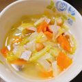 あきもみじ's cooksnap of when they made 千切りキャベツのスープ野菜.