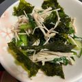 はるはる35's cooksnap of when they made 春菊とエノキのナムル.