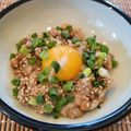 あーこ姐's cooksnap of when they made ♡アレンジ納豆♡とろ〜りたまごのツナ納豆.