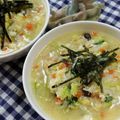 みっちゃん❇️68's cooksnap of when they made ✿キャベツと豆腐の優しい雑炊✿(おじや).