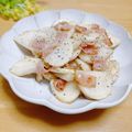 ルパンのかあさん☆彡's cooksnap of when they made 八百屋直伝♡かぶとベーコンを炒めたやつ♡.