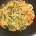 もじ○'s cooksnap of when they made カリカリもっちり♡ニラ入りチヂミ♡.