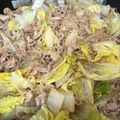 なーなちゃん's cooksnap of when they made 豚バラとしらたき・白菜のすき煮風.