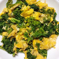 MAXA！'s cooksnap of when they made 栄養満点☆ケールと卵のマヨネーズ炒め.
