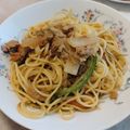 pepepensan's cooksnap of when they made 大根と塩昆布の和風パスタ.