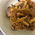 gumy's cooksnap of when they made 豚バラときのこのポークチャップ.