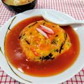 在宅勤務のおじさん's cooksnap of when they made 王将・天津飯【甘酢あん再現レシピ】のコツ.