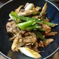ばたみそーぱん☆'s cooksnap of when they made 簡単＊舞茸と長葱と豚肉のぽん酢炒め＊.