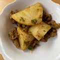 dollyj's cooksnap of when they made ＊じゃがいもとひき肉のカレー粉炒め＊.