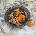 みかかめ's cooksnap of when they made ワラビと油揚げの煮物～♪懐かしの味浸け.