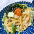 ホワイトちょこ's cooksnap of when they made ☆明太子クリームパスタ☆.