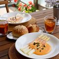 cafe_torte's cooksnap of when they made ☆ホワイトアスパラ〜オランデーズソース☆.