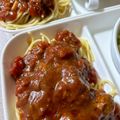 ame-ikuru's cooksnap of when they made トマトソースのミートボール・パスタ欧州風.