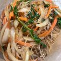 Hts 510's cooksnap of when they made フライパンいらずの辛口チャプチェ.