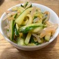 yuki♡70's cooksnap of when they made きゅうりともやしのシャキシャキ梅肉サラダ.
