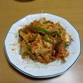55才のおじさん's cooksnap of when they made 豚キムチ炒め(茄子ピーマン).