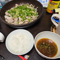 ✿月華❀'s cooksnap of when they made 簡単メイン☆豚こま&もやしの蒸ししゃぶ.