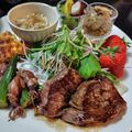 まめたん's cooksnap of when they made 簡単！　ステーキ　バルサミコソース！.