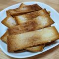 masamin123's cooksnap of when they made パンみみ　ラスク.